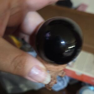 Mini Obsidian Ball & Stand